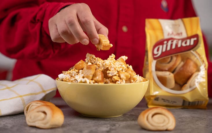 Sticky popcorn med Gifflar Vanilje